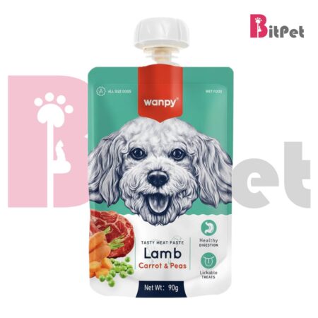 پودینگ ونپی سگ با طعم گوشت بره وزن 90 گرم
