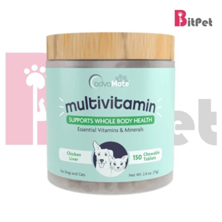 مولتی ویتامین و مولتی مینرال ادواکر با طعم مرغ و جگر بسته 150عددی