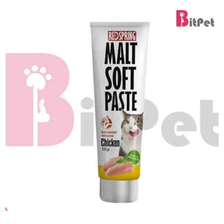 مکمل مالت  گربه رد اسپرینگ مدل Redspring Malt Paste Chicken Flavor طعم مرغ  وزن 100 گرم