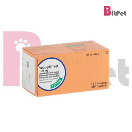 قرص وت مدین آلمانی Vetmedin وزن 1.25 میلی گرم ورقه ای