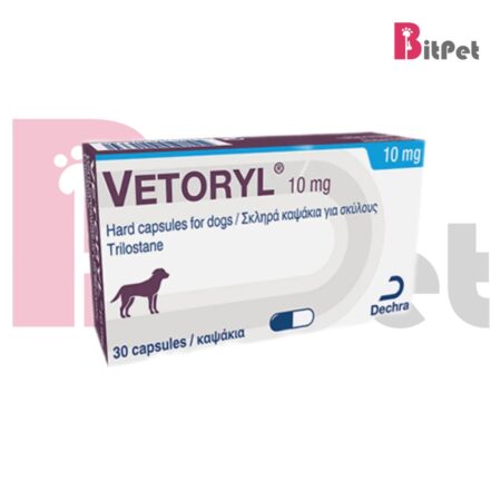 وتوریل 10 میلی‌گرم سگ (Vetoryl 10 mg) درمان سندروم کوشینگ در سگ‌ها ورقه ای