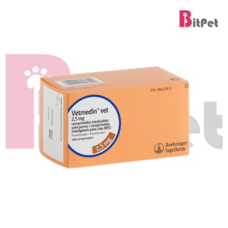 قرص وت مدین آلمانی Vetmedin وزن 2.5 میلی گرم ورقه ای